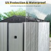 NicBex 10*8ft Outdoor Storage Shed Weatherproof Garden Shed with Sliding Door and Apex Roof for Garden, Lawn - 4 of 4