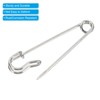 Unique Bargains Large Metal Sturdy Sewing Safety Pins for Blankets 50 Pcs - 4 of 4