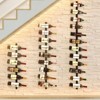 Itopfox 2 Pack Wall Mounted Wine Rack for 24 Bottles, Detachable Wine Storage Organizer Display Holder for Kitchen, Dining Room, Bar, Wine Cellar - 2 of 4