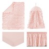Sweet Jojo Designs Girl Baby Crib Bedding Set - Rose Collection Pink 4pc - 2 of 4