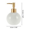 Unique Bargains Simple Round Soap Pump Dispenser for Bathroom 300ml  1 Pc - 4 of 4
