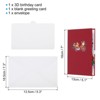 Unique Bargains 3D Handcrafted Pop-out Funny Birthday Card with Envelope - 2 of 4