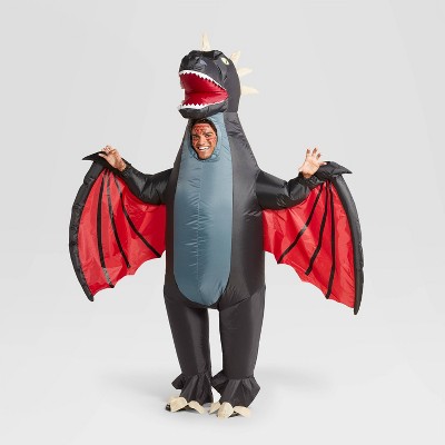 Adult One Size Inflatable Dragon Halloween Costume Bodysuit - Hyde & EEK! Boutique™