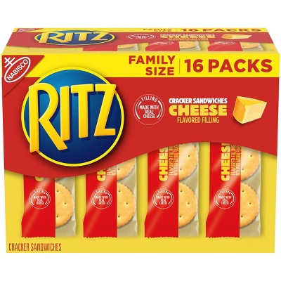 Ritz Cracker Sandwiches with Cheese - Family Size - 16ct/1.35oz