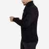 X RAY Men's Cable Knit Cowl Neck Sweater - 3 of 4