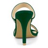 Allegra K Women's Open Toe Stiletto Heel Rhinestone Mules Sandals - 3 of 4