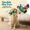 ZippyPaws Dog Toy, Funny Plush Squeaky Puppy Gift with Rope & Crinkle, Golf Bag Gift - 3 of 4