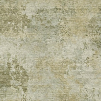 HomeRoots 3' X 5' Sage And Beige Abstract Washable Indoor Outdoor Area Rug