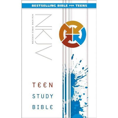 Teen Study Bible-NKJV - by  Zondervan (Hardcover)