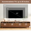 78.7'' Modern TV Stand for 85 Inch TV, Fluted Media Console with Glass Drawers & Cable Holes for Living Room-3irtyhousy - 3 of 4