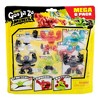 Heroes of Goo Jit Zu Minis Mega 6-Pack – 2.5" Stretchy Action Figures with Blazagon, Thrash, Pantaro, Scorpius, Rock Jaw & Shredz – Ages 4+ - 3 of 4