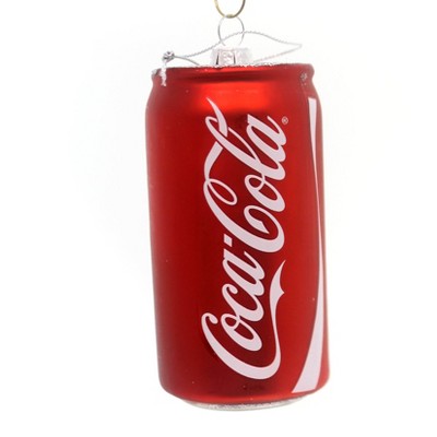 Licensed 4.5" Coca-Cola Can Ornament Soda Christmas  -  Tree Ornaments