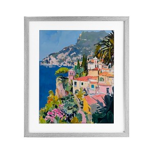 Stupell Industries Scenic Italian Coast Framed Print Under Glass - 1 of 4