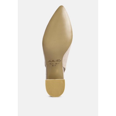 Top Job Micro Suede Slingback Sandals - image 5