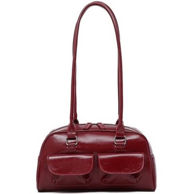 BEAFUP Y2K Shoulder Bag for Women, Small Purse, Trendy Retro Women's Shoulder Handbags Purses with Multiple Pockets, Zipper Closure