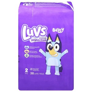 Luvs Bluey Diapers 2 (12-18 lb) 38 ea - 1 of 2