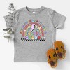 The Juniper Shop First Day First Grade Rainbow Toddler Short Sleeve Tee - 3 of 4