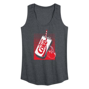 Women's - Coca-Cola - Cherry Coke Can Graphic Racerback Tank - 1 of 4