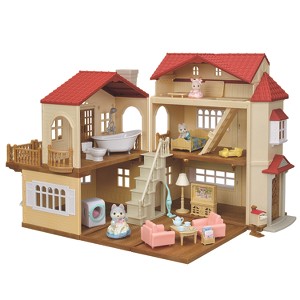 Calico Critters Red Roof Country Home Gift Set - Secret Attic Playroom, Dollhouse Playset with Figures and Accessories - 1 of 4