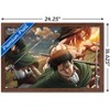 Trends International Attack on Titan: Season 2 - Trio Framed Wall Poster Prints - 3 of 4
