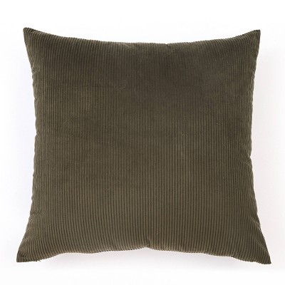 18"x18" Solid Ribbed Textured Square Throw Pillow - freshmint