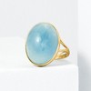 Ross-Simons 20x15mm Aquamarine Cabochon Ring in 14kt Yellow Gold - 4 of 4