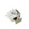 Wall Cabinet,Round Ceramic Basin Bathroom Storage Cabinet Without Faucet,Bathroom Wall-Mounted Cabinet With Drawer-Cuddlewood - 4 of 4