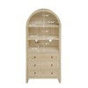 Kumasinova Arch Pantry Cabinet with Adjustable Shelves,Farmhouse Kitchen Storage Cabinet with Doors/Drawers,Versatile Display Cabinet for Dining Room - 3 of 4