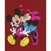 Women's Mickey & Friends Valentine's Day Minnie Mouse Smooch T-Shirt - 2 of 4