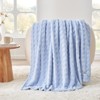 Cozy Bliss Plush Waffle Fleece Throw Blanket, Ultra Soft Comforter Style Home Blanket - 2 of 4