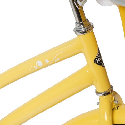 huffy yellow cruiser bike