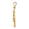 Black Bow Jewelry 14k Yellow Gold Large Aquarius the Water Bearer Zodiac Pendant - 2 of 4