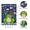 Evergreen Whimsical Frog Garden Applique Flag 12.5 x 18 Inches Indoor Outdoor Decor - 3 of 4