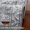 Vintage Area Rug Small Entryway Rug Indoor Non-Slip Doormat Washable Stain Resistant Floor Carpet Boho Accent Rug - 4 of 4