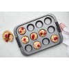 Anolon Advanced Bakeware 12 Cup Nonstick Muffin Pan with Silicone Grips Gray - image 3 of 4