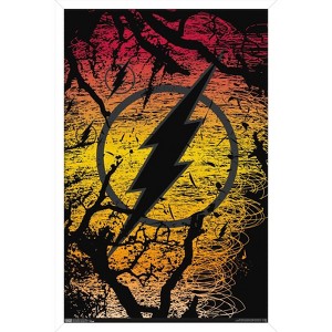 Trends International DC Comics - The Flash - Logo Framed Wall Poster Prints - 1 of 4