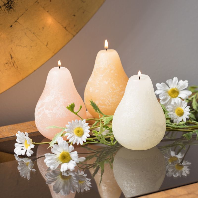 Neutral Pear Candles Kit - Set of 3, 2 of 3