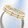 Ross-Simons 3.5-4mm Cultured Pearl Multi-Row Bracelet in 18kt Gold Over Sterling Size 7 - 3 of 4