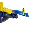 Theo Klein 3409 Parking Garage Tower Interactive Toy with 4 Levels, Double Tracks, and 2 Cars for Ages 3 and Up, Yellow and Blue - 3 of 4