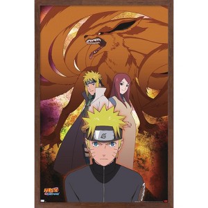 Trends International Naruto Shippuden - Nine-Tails Group Framed Wall Poster Prints - 1 of 4