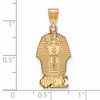 Black Bow Jewelry 14k Yellow Gold Plated Sterling Silver Phi Sigma Sigma Greek Life Medium Pendant - 2 of 3