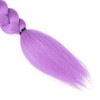 Unique Bargains Motorcycle Helmet Decor Pigtail Black Purple 22.83" - 4 of 4