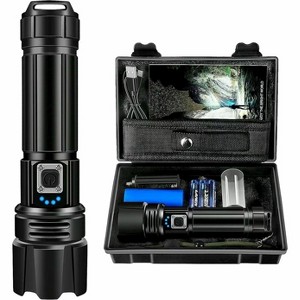 MaseiKar Flashlight High Lumens Rechargeable, 2000 Lumen Led Flashlights XHP70.2 USB Super Bright Flash Light Battery Powered, Handheld Flashlights - 1 of 4
