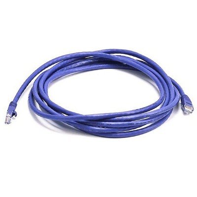 Monoprice Cat6 Ethernet Patch Cable - 10 Feet - Purple | Network Internet Cord - RJ45, Stranded, 550Mhz, UTP, Pure Bare Copper Wire, 24AWG