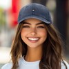 Dalix Lil Coffee Embroidered Cotton Cap Summer Food Outdoor Dad Hat Womens - 3 of 4