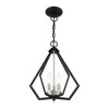 Livex Lighting Prism 3 - Light Chandelier in  Black - 3 of 4