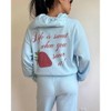 Women's Life Is Sweet Waffle Hoodie - The Mayfair Group - 2 of 4