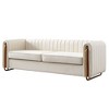 NicBex 84.25 Inch Velvet 2-Seat Sofa with Metal Legs for Living Room,Apartment,Bedroom - 2 of 4