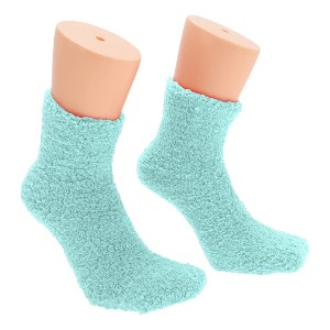 Unique Bargains Women's Comfortable Sleep Cozy Socks 1 Pair - 1 of 4