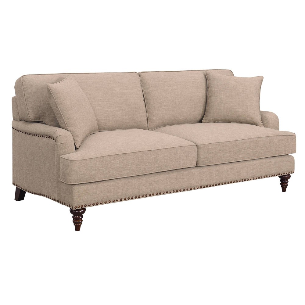 Picket House Furnishings Cassandra Sofa in Smoke